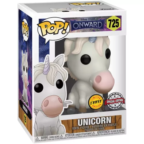 Funko Pop! Unicorn #725 Blue Horn Chase Disney Pixar Onward Box