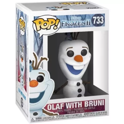 Funko Pop! Olaf with Bruni #733 Disney Frozen II Vinyl Figure Box