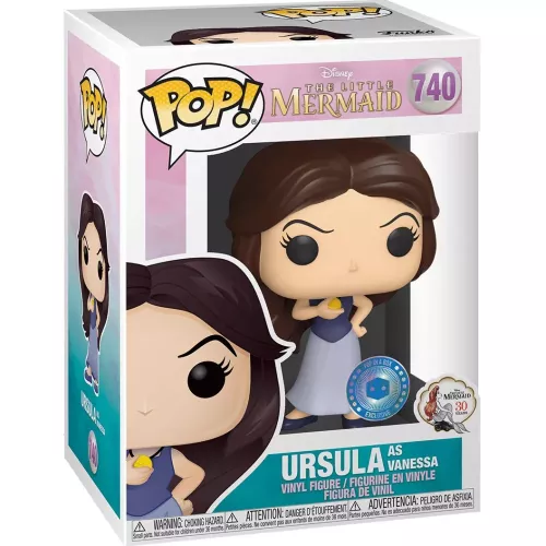 Funko Pop! Ursula as Vanessa #740 Disney The Little Mermaid Box