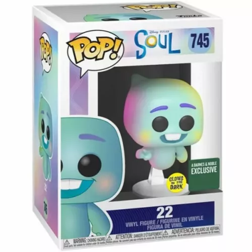 Funko Pop! 22 #745 Glows in the Dark Disney Pixar Soul Box