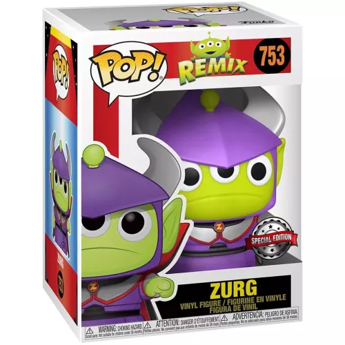 Funko Pop! Zurg #753 Alien Metallic Alien Remix Disney Box