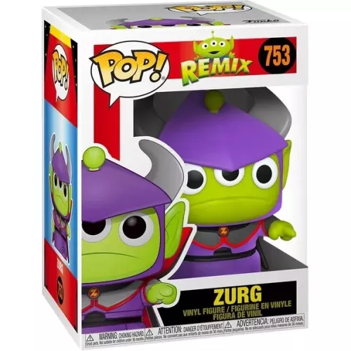 Funko Pop! Zurg #753 Alien Alien Remix Disney Vinyl Figure Box