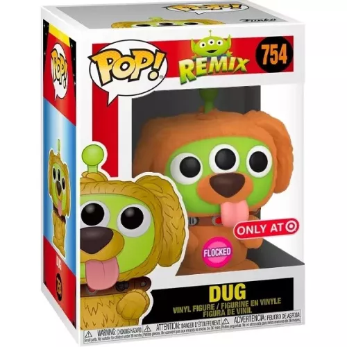 Funko Pop! Dug #754 Alien Flocked Alien Remix Disney Box
