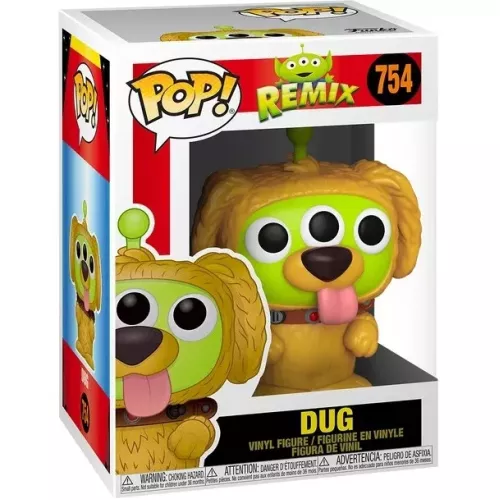 Funko Pop! Dug #754 Alien Alien Remix Disney Vinyl Figure Box