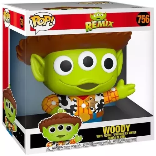 Funko Pop! Woody #756 Alien 10 Inch Alien Remix Disney Box