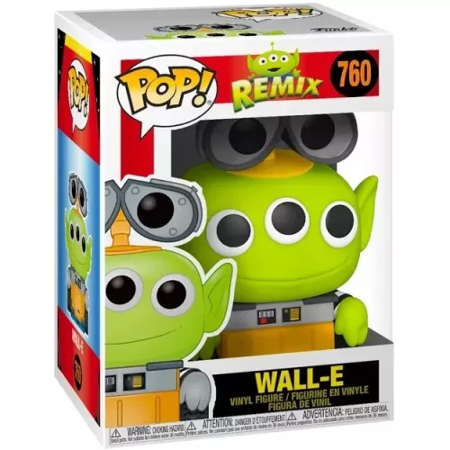 Funko Pop! WALL-E #760 Alien Alien Remix Disney Vinyl Figure Box