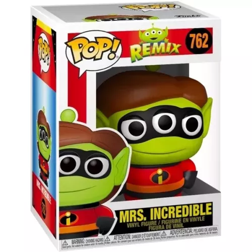 Funko Pop! Mrs. Incredible #762 Alien Alien Remix Disney Box