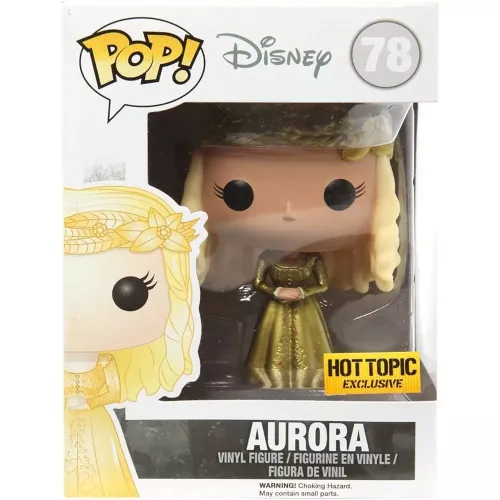 Funko Pop! Aurora #78 Metallic Disney Vinyl Figure Box
