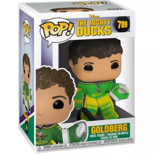 Funko Pop! Goldberg #789 Disney The Mighty Ducks Vinyl Figure Box