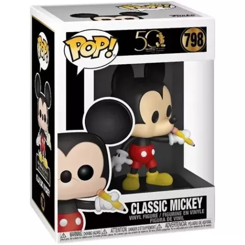 Funko Pop! Classic Mickey #798 50 Walt Disney Archives Preserving the Magic 1970 - 2020 Box