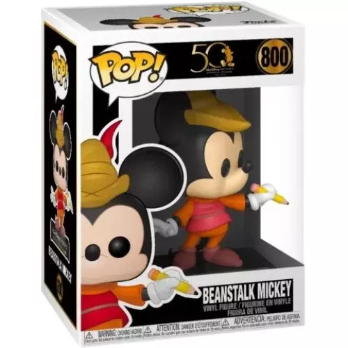 Funko Pop! Beanstalk Mickey #800 50 Walt Disney Archives Preserving the Magic 1970 - 2020 Box