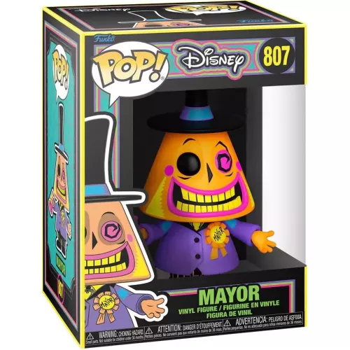 Funko Pop! Mayor #807 Blacklight Disney Vinyl Figure Box