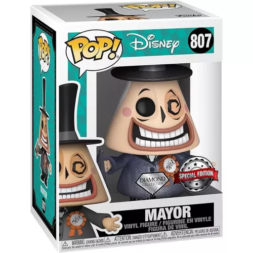 Funko Pop! Mayor #807 Diamond Collection Disney Vinyl Figure Box