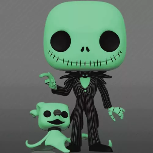 Funko Pop! Jack Skellington with Zero #809 10 Inch Glows in the Dark