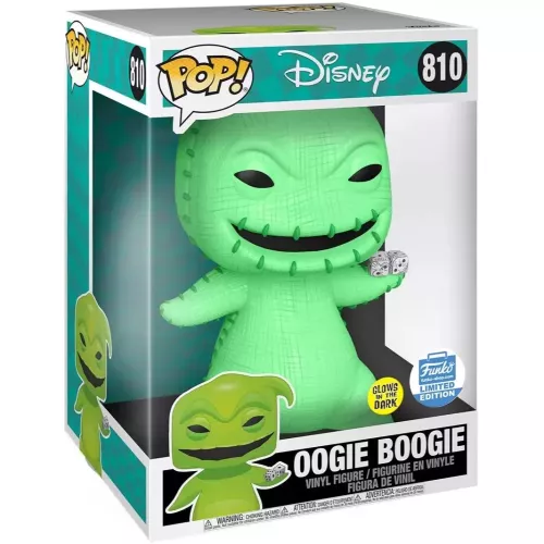 Funko Pop! Oogie Boogie #810 10 Inch Glows in the Dark Box