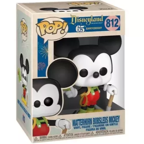 Funko Pop! Matterhorn Bobsleds Mickey #812 Disneyland Resort 65th Anniversary Box