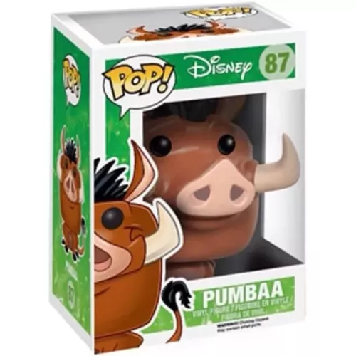 Funko Pop! Pumbaa #87 Disney Vinyl Figure Box