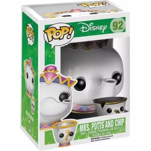 Funko Pop! Mrs. Potts & Chip #92 Disney Vinyl Figure Box