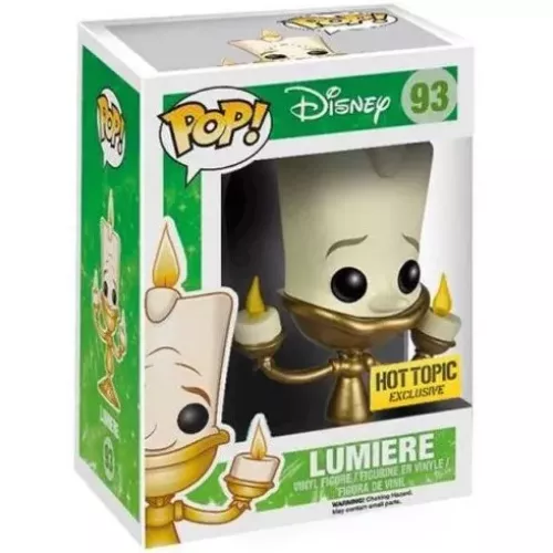 Funko Pop! Lumiere #93 Glows in the Dark Disney Vinyl Figure Box