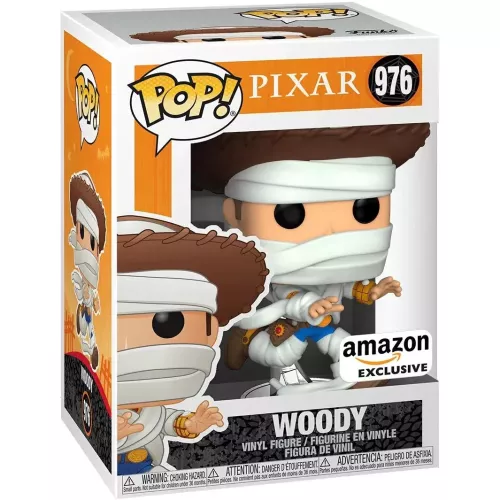 Funko Pop! Woody #976 Mummy Halloween Pixar Disney Box