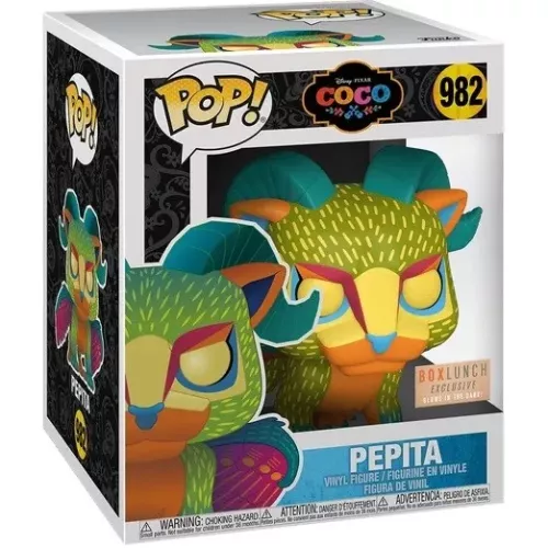 Funko Pop! Pepita #982 6 Inch Glows in the Dark Disney Pixar Coco Box