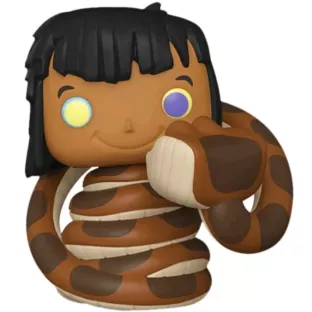 Mowgli with Kaa