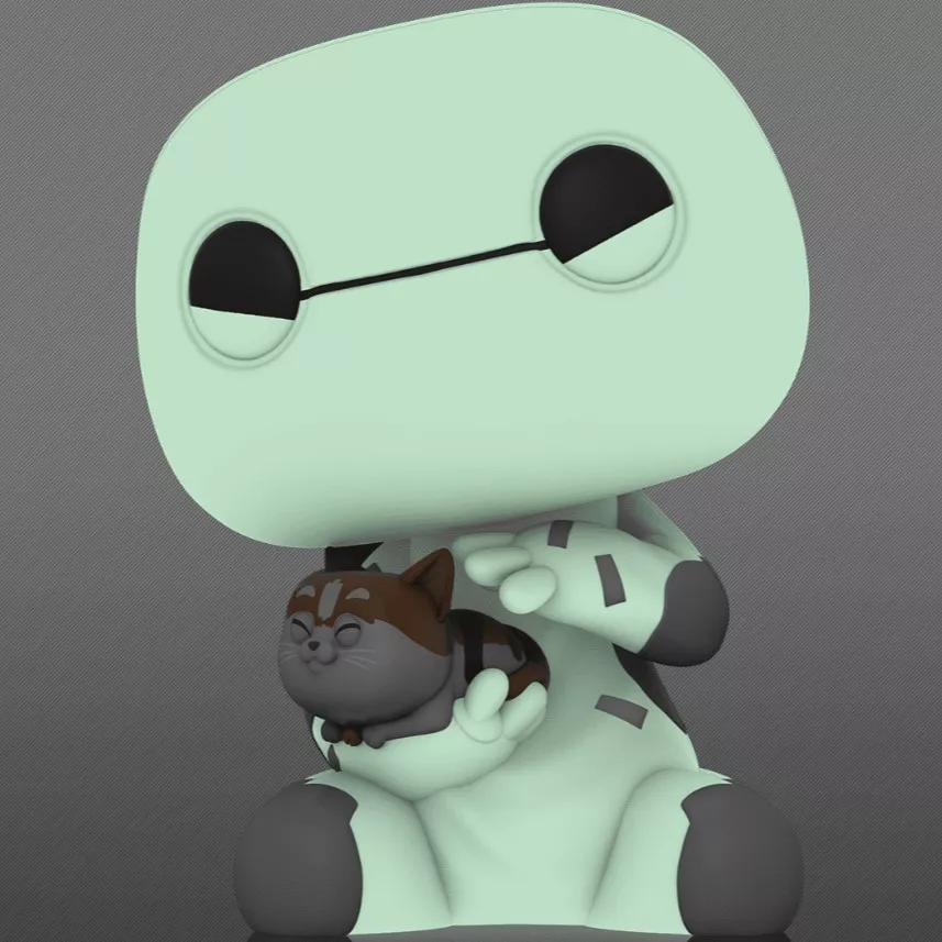 Baymax with Mochi