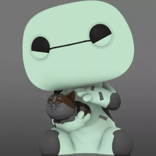 Funko Pop! Baymax with Mochi #988 6 Inch Chase Glows in the Dark