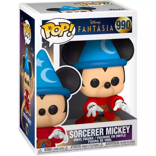 Funko Pop! Sorcerer Mickey #990 Disney Fantasia Vinyl Figure Box