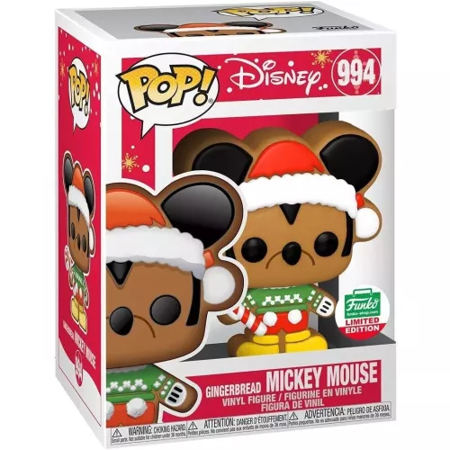 Funko Pop! Gingerbread Mickey Mouse #994 Disney Vinyl Figure Box