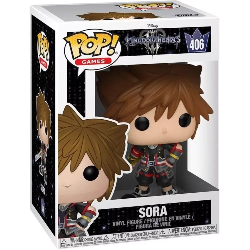Funko Pop! Sora #406 Disney Kingdom Hearts III Games Box