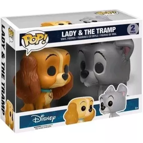 Funko Pop! Lady 2 Pack Disney Vinyl Figure Box