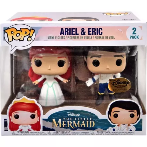 Funko Pop! Eric 2 Pack Wedding Disney The Little Mermaid Box