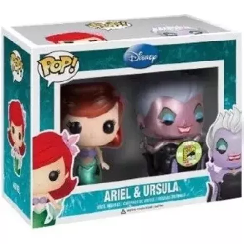 Funko Pop! Ariel 2 Pack Metallic Disney Vinyl Figure Box