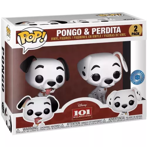 Funko Pop! Perdita 2 Pack Disney 101 Dalmatians Vinyl Figure Box