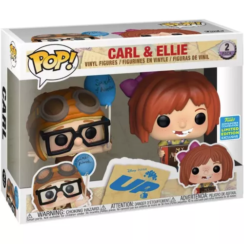 Funko Pop! Carl 2 Pack Kid Disney Pixar Up Vinyl Figure Box
