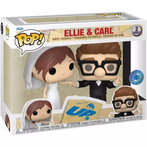 Funko Pop! Carl 2 Pack Wedding Disney Pixar Up Vinyl Figure Box