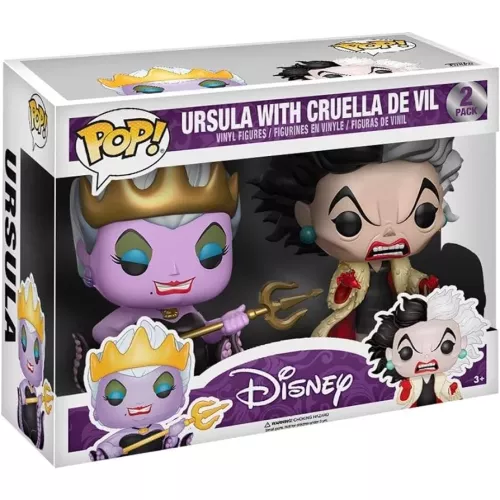 Funko Pop! Cruella De Vil 2 Pack Disney Vinyl Figure Box