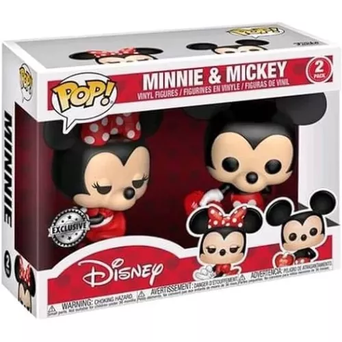 Funko Pop! Minnie 2 Pack Valentine's Disney Vinyl Figure Box