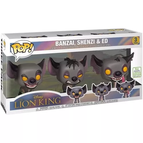 Funko Pop! Ed 3 Pack Disney The Lion King Vinyl Figure Box
