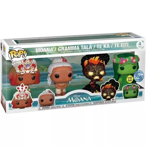 Funko Pop! Te Ka 4 Pack Glows in the Dark Disney Moana Box