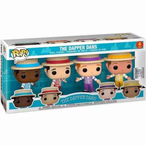 Funko Pop! Dapper Dan 4 Pack The Dapper Dans Disney Box