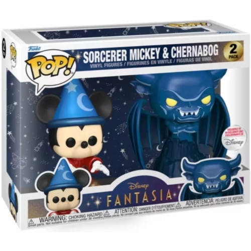 Funko Pop! Chernabog 2 Pack Metallic Disney Fantasia Box