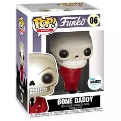 Funko Pop! Bone Daddy #06 Red Fantastik Plastik Fantastik Plastic Box