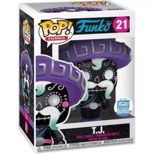 Funko Pop! T.J. #21 Black Fantastik Plastik Fantastik Plastic Box