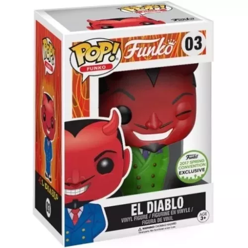 Funko Pop! El Diablo #03 Green Fantastik Plastik Fantastik Plastic Box
