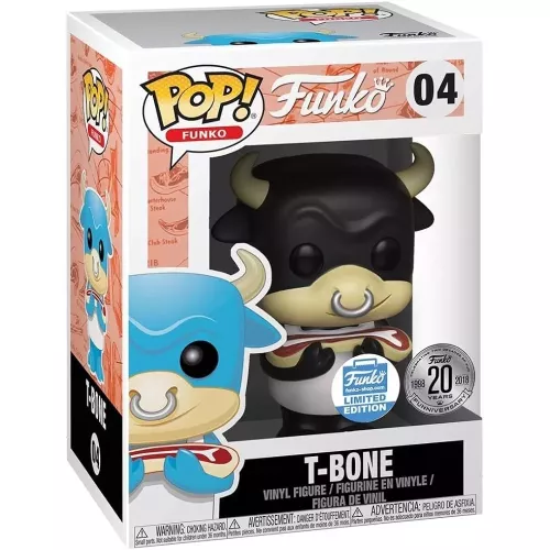 Funko Pop! T-Bone #04 Black Fantastik Plastik Fantastik Plastic Box