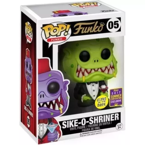 Funko Pop! Sike-O-Shriner #05 Green Glows in the Dark Box