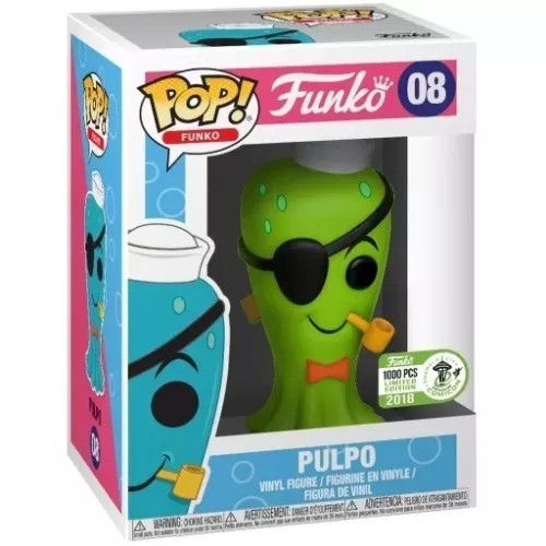 Funko Pop! Pulpo #08 Green Fantastik Plastik Fantastik Plastic Box