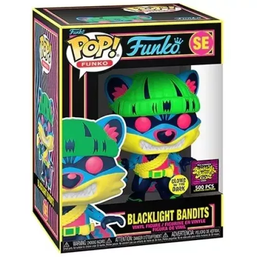 Funko Pop! Blacklight Bandits SE Glows in the Dark Blacklight Box